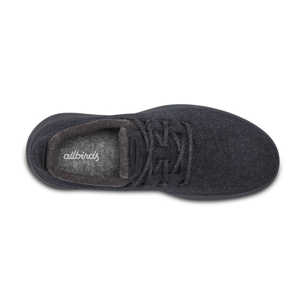 Allbirds Women\'s Wool Runner Mizzles - Sneakers Black - YTP496270